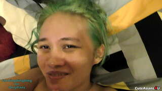 POV Blowjob og Elsker en Sperm Facial!