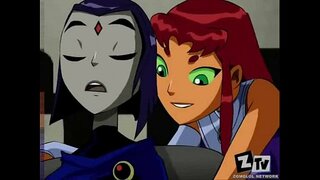Raven, starfire se pervy